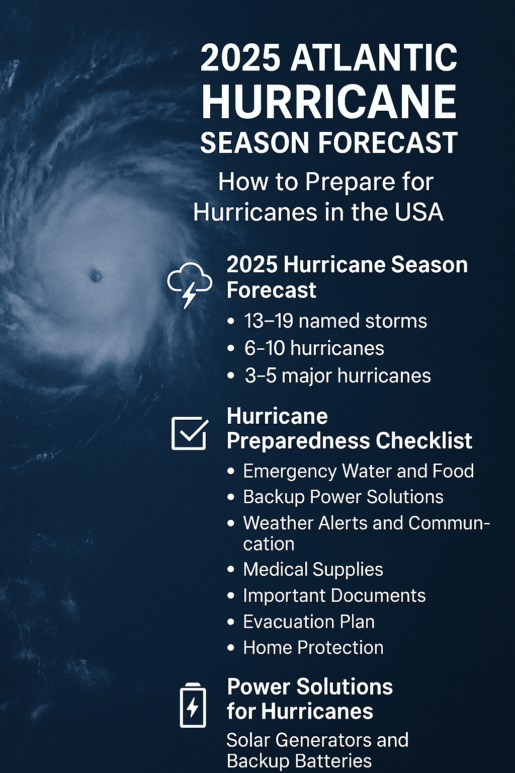2025 Atlantic Hurricane Season Forecast: How to Prepare for Hurricanes in the USA