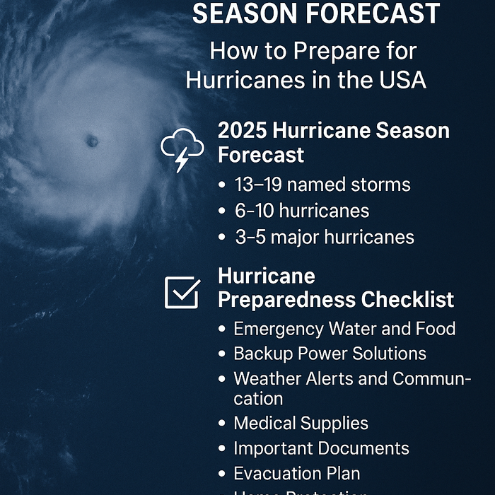 2025 Atlantic Hurricane Season Forecast: How to Prepare for Hurricanes in the USA