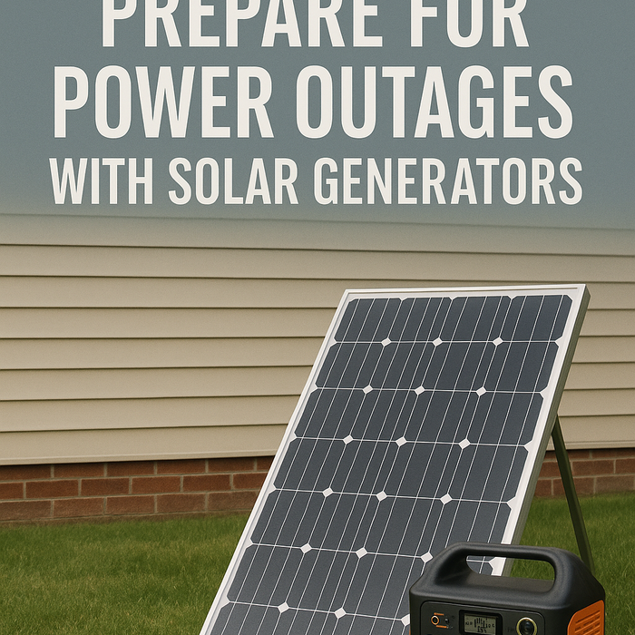 Top 5 Ways to Prepare for Power Outages with Solar Generators