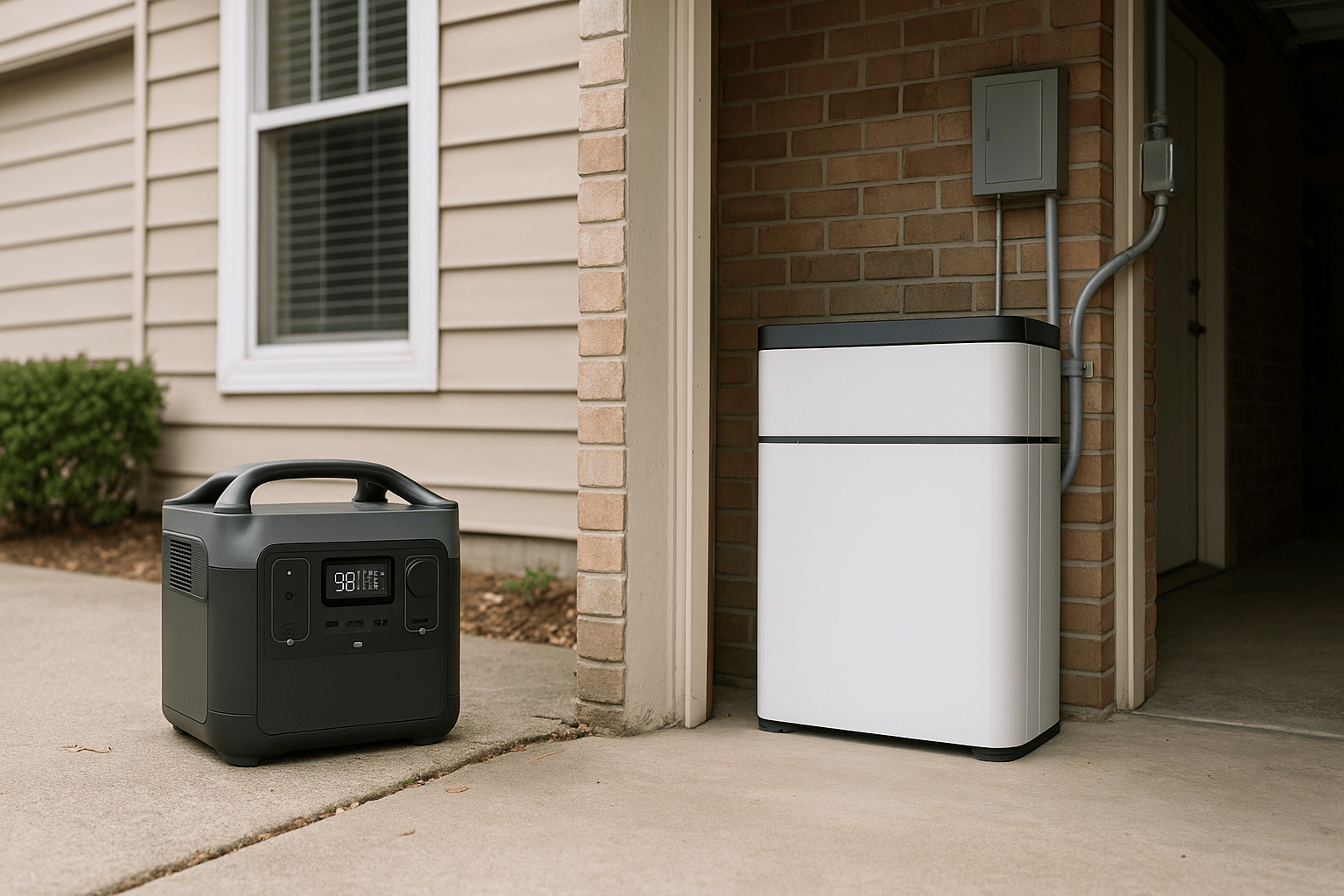 Portable Power Station vs. Home Battery Storage: Which Should You Invest In? - Build the Power