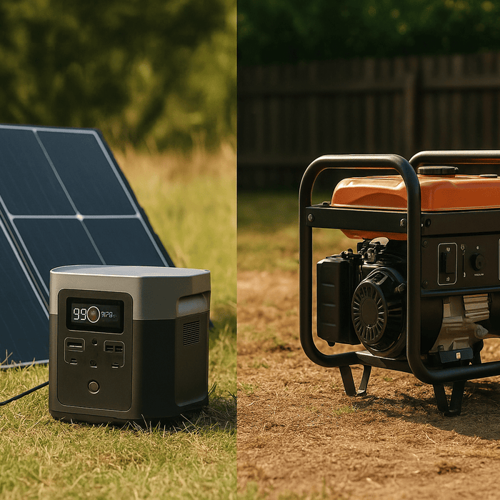 Solar Generators vs. Gas Generators: The Future of Backup Power - Build the Power
