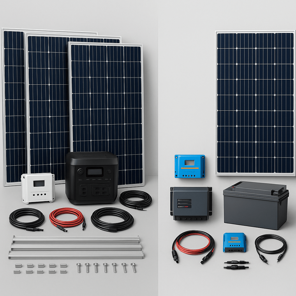 Modular Solar Components Solar Kits vs DIY Components | Build The Power — Build the Power