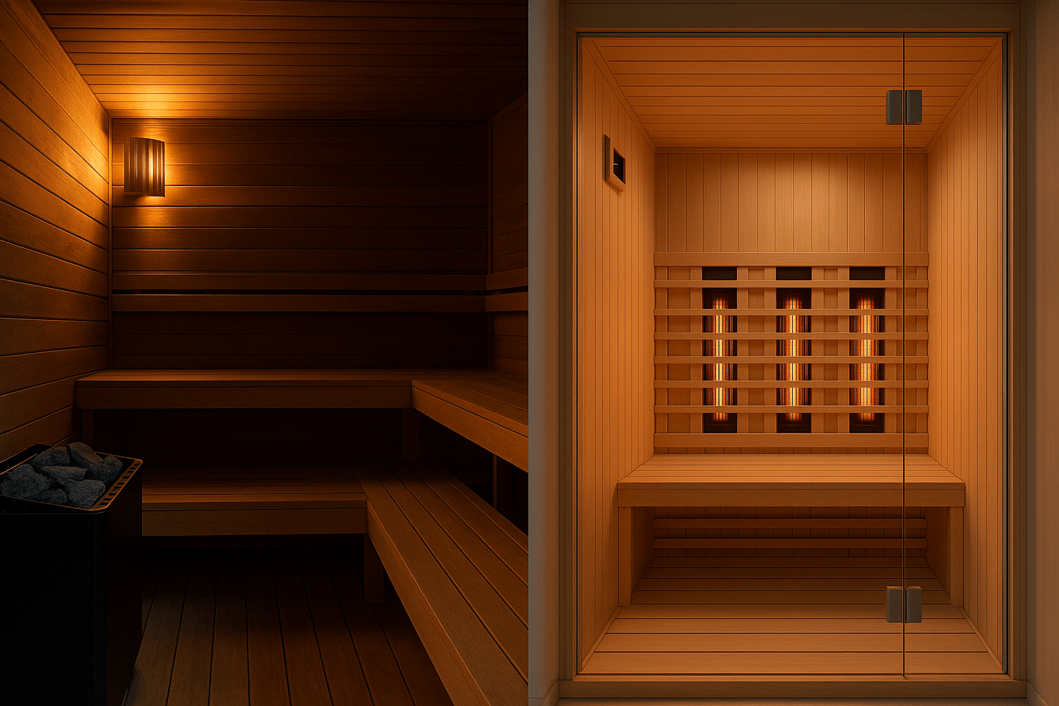 Traditional Steam Saunas vs. Infrared Saunas: Which is Better for Your Home? - Build the Power