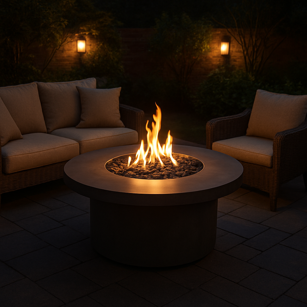 Round Fire Pits & Outdoor Tables – Build The Power