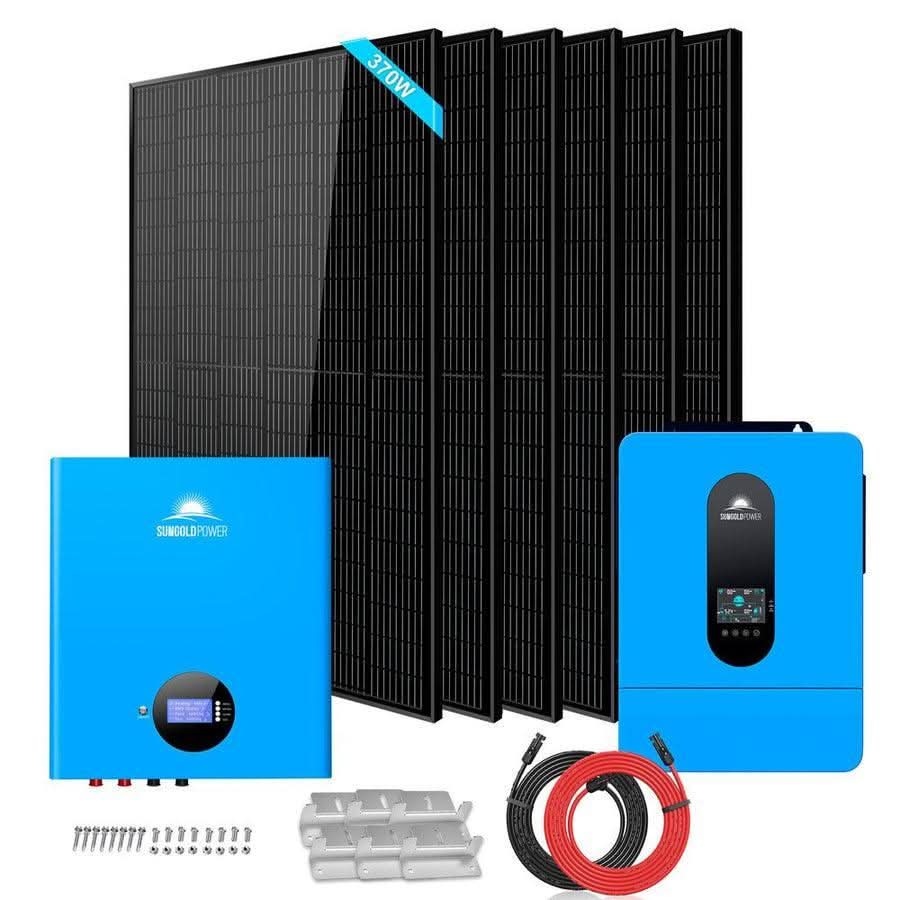 Sungold 6.5 kW 48 V Solar Kit | 4×370 W Panels — Build the Power