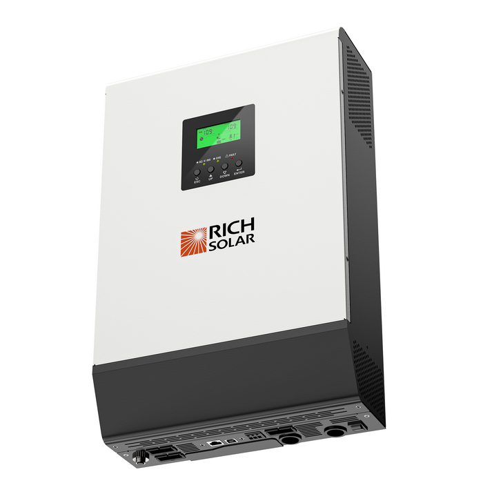 Rich Solar NOVA MAX 3K | 3000 Watt (3kW) 24 Volt Off-Grid Hybrid Solar Inverter | Powerful 3000W 24V Hybrid Inverter for RVs, Trailers, Campers, Vans, Trucks, Overlanders, Boats | #1 Ranked 24V Hybrid Inverter