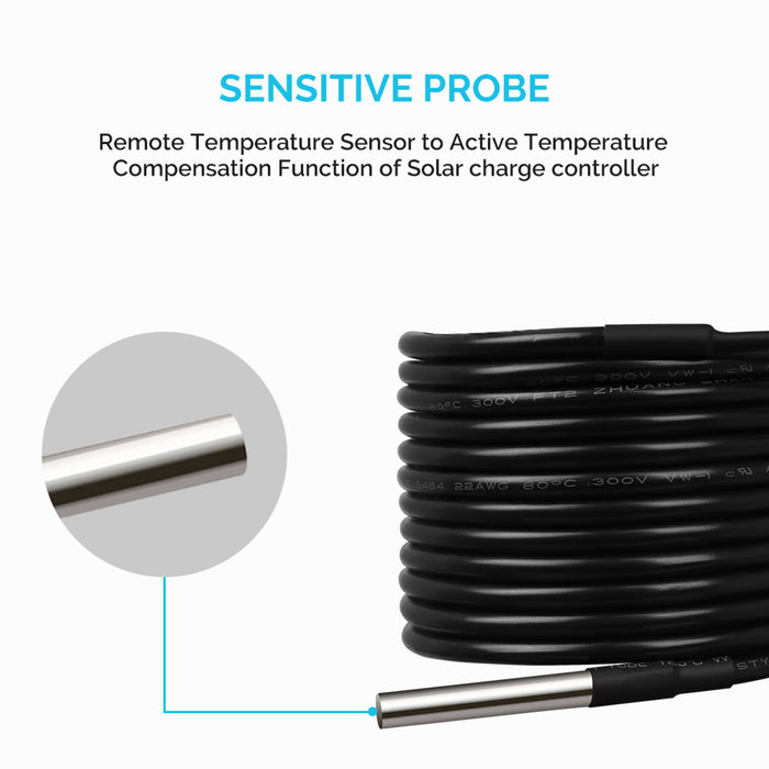 Renogy Battery Temperature Sensor for Voyager Charge Controllers