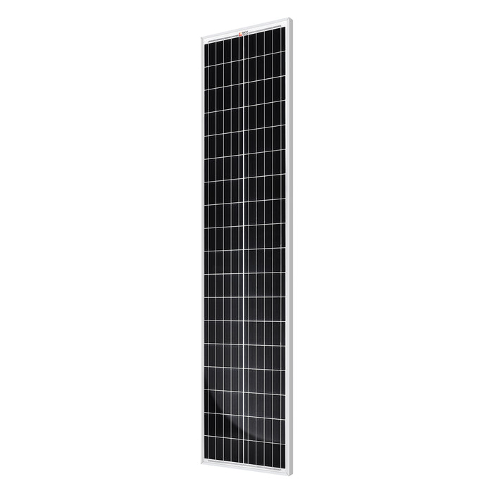 Rich Solar MEGA 100 SLIM | 100 Watt Monocrystalline Solar Panel | Best 12V Slim Panel for VAN RVs and Off-Grid | 25-Year Output Warranty