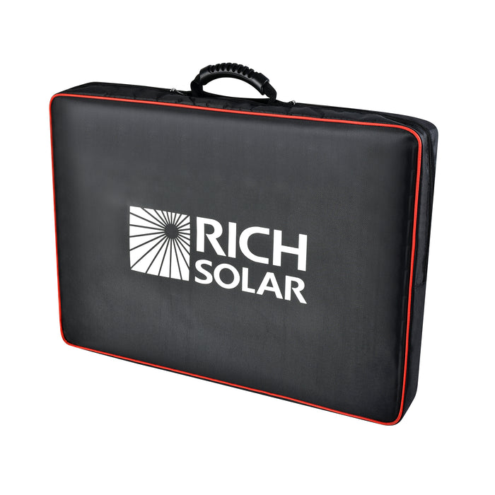 Rich Solar MEGA 100 Watt Portable Solar Panel Briefcase | Best 12V Panel for Solar Generators and Portable Power Stations | 25-Year Output Warranty