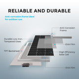Renogy 600W 12V/24V Monocrystalline Solar Premium Kit w/Rover 60A Charger Controller