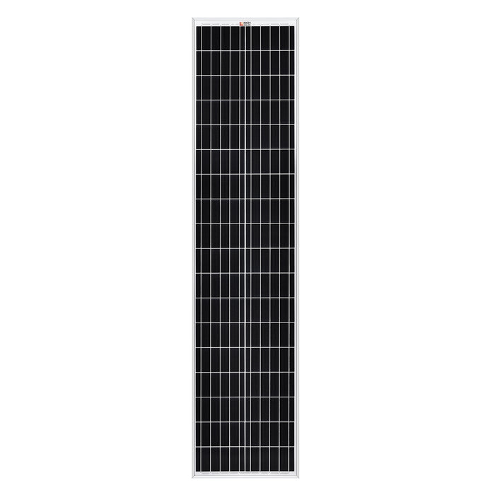 Rich Solar MEGA 100 SLIM | 100 Watt Monocrystalline Solar Panel | Best 12V Slim Panel for VAN RVs and Off-Grid | 25-Year Output Warranty