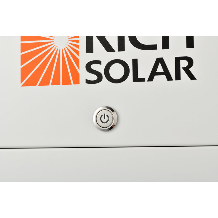 Rich Solar NOVA 6500S | 6500 Watt (6.5kW) 48 Volt Off-Grid Hybrid Solar Inverter | Premium 6500W 48V Hybrid Inverter for Campers, Cabins, Tiny Homes, ADUs, RVs, Off-Grid | Huge LCD Touchscreen with Ambient Lights | UL Certified