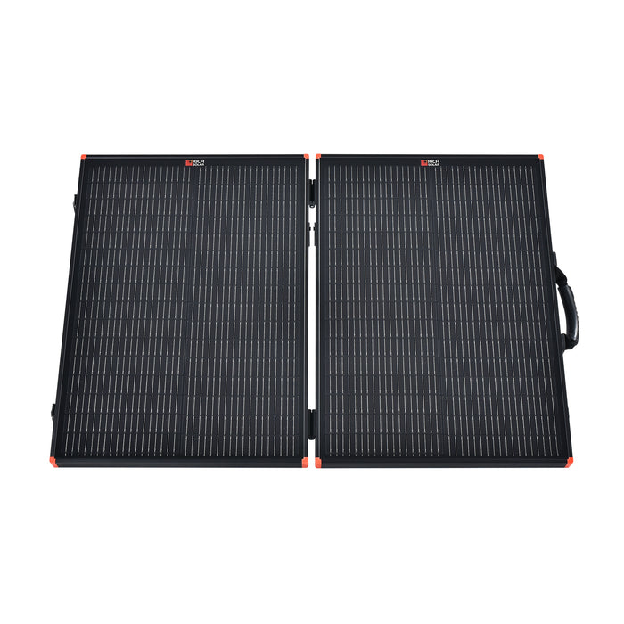 Rich Solar MEGA 100 Watt Portable Solar Panel Briefcase | Best 12V Panel for Solar Generators and Portable Power Stations | 25-Year Output Warranty