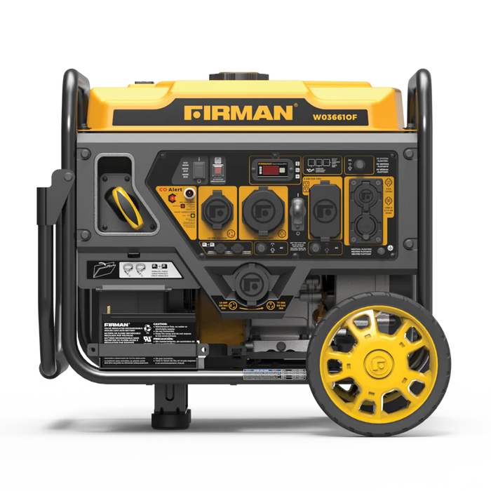 Firman Inverter Open Frame Portable Generator 4500W Recoil Start with CO Alert