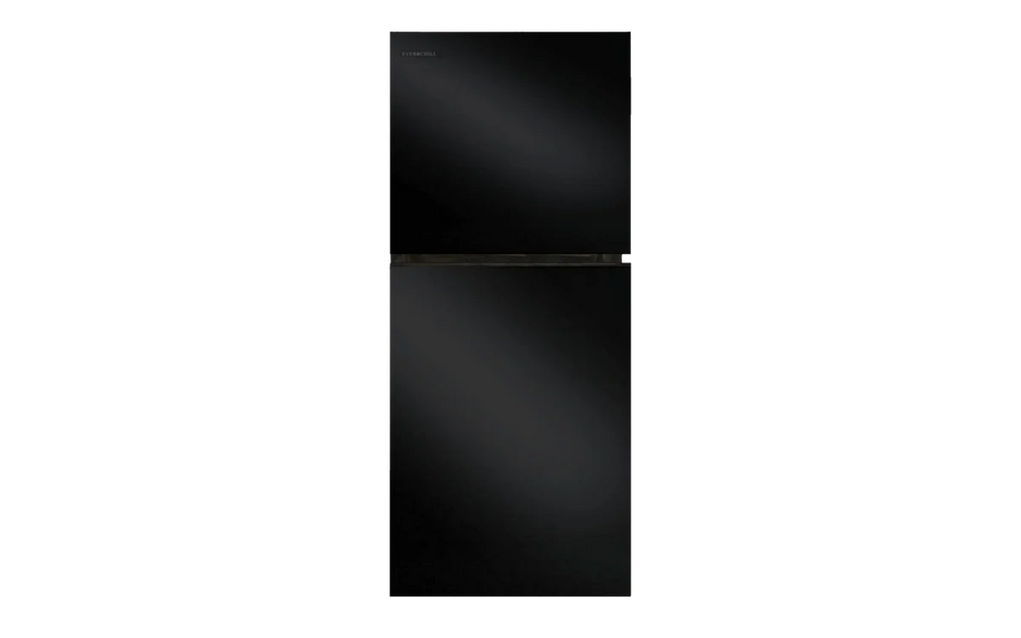 RVMP 11 Cubic Foot 12V Refrigerator Black Glass Front