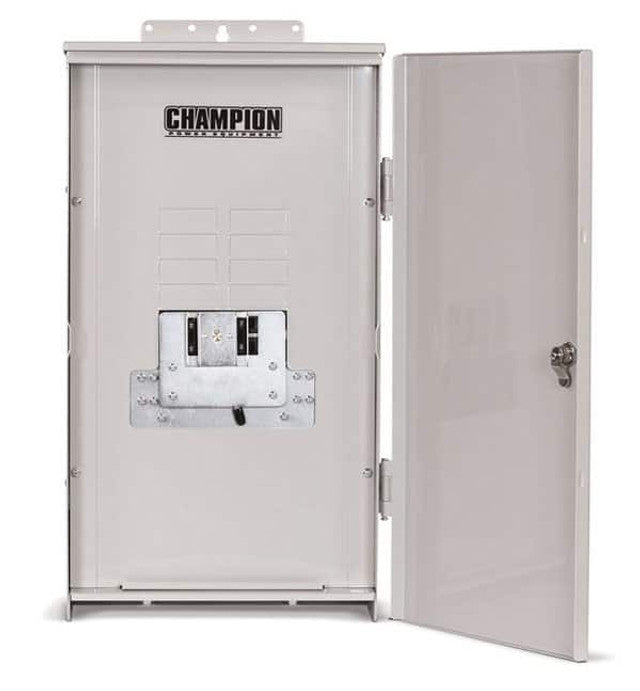 Champion 50 Amp 8 Space Load Center Nema 3R Automatic Transfer Switch