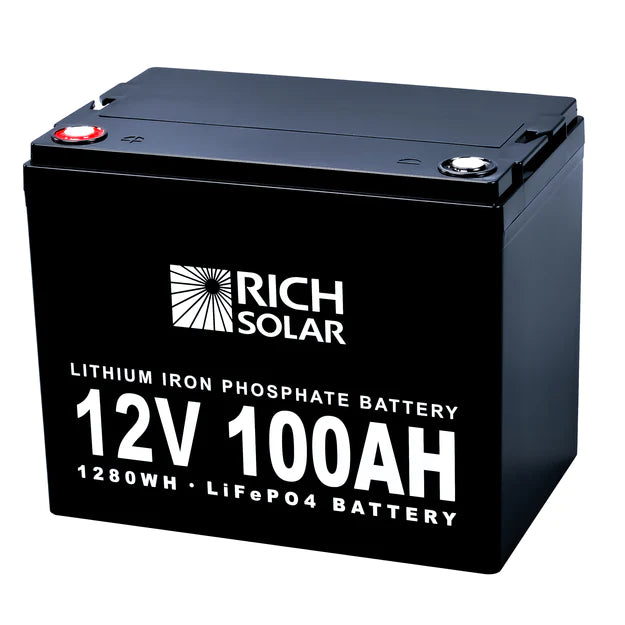 Rich Solar LiFePO4 Lithium Iron Phosphate Battery