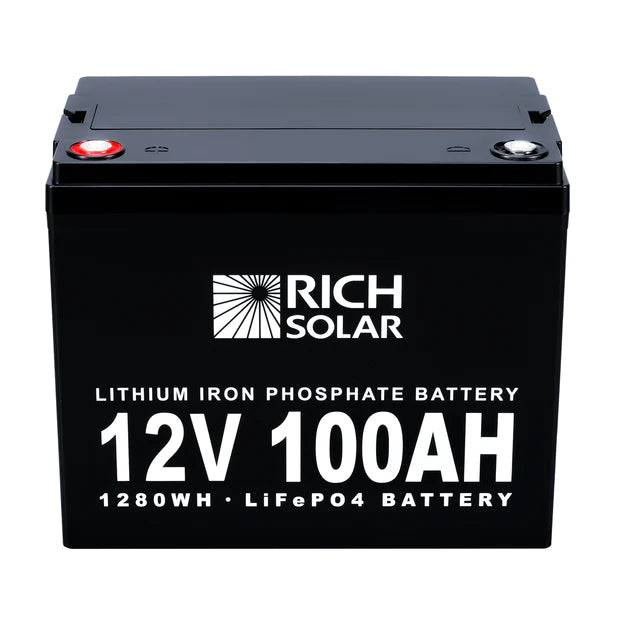 Rich Solar LiFePO4 Lithium Iron Phosphate Battery