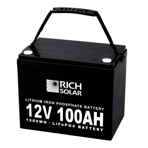 Rich Solar LiFePO4 Lithium Iron Phosphate Battery