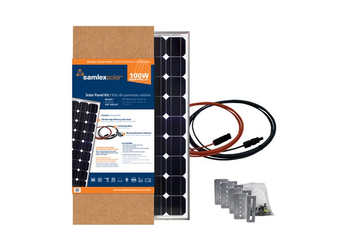 Samlex 100 Watt Solar Panel Kit