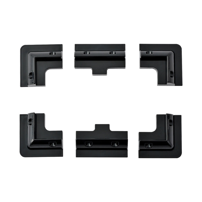 Rich Solar Corner Bracket Mounts | Set of 6 Brackets for Solar Panel Mounting | Designed for RICH SOLAR MEGA Series Solar Panels | Easy to Install