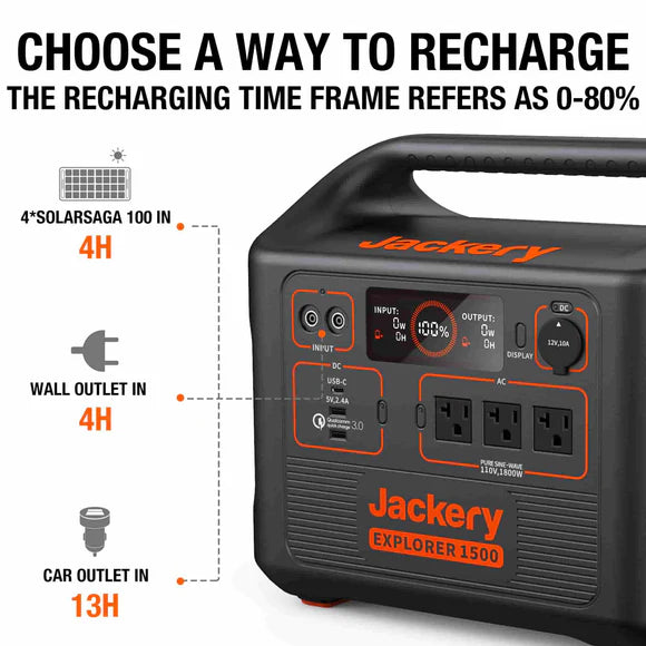 Jackery Explorer 1500 portable power station