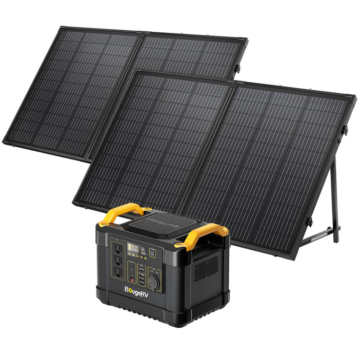 BougeRV Portable Solar with 260W Solar Panels Kit