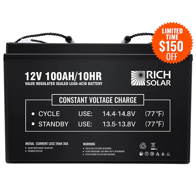 Rich Solar Deep Cycle AGM Battery