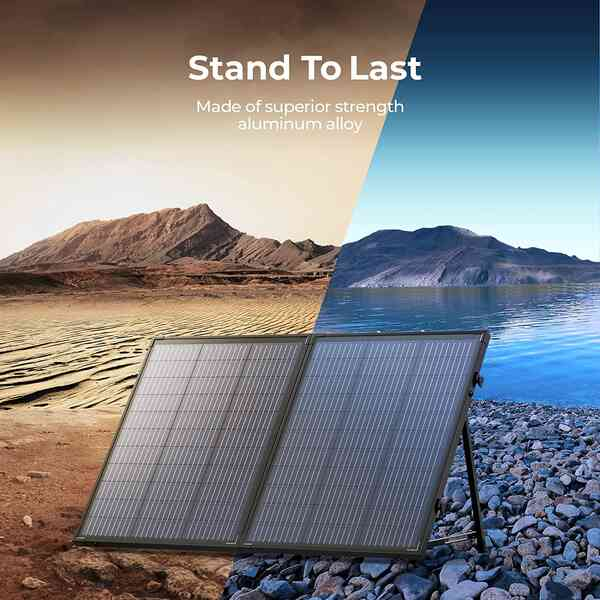 BougeRV 130W Mono Portable Solar Panel