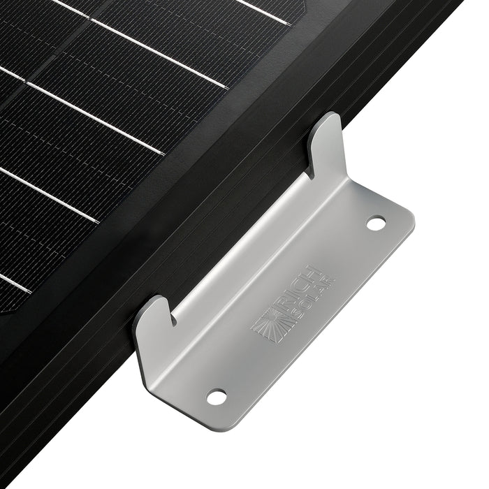 Rich Solar Z-Brackets | Mounting Hardware Z-Brackets with Screws | Designed for RICH SOLAR MEGA Series Solar Panels | Easy to Install