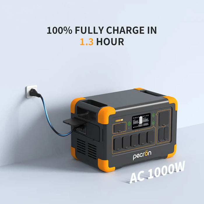 PECRON E1000LFP Portable Power Station 1800W 1024Wh