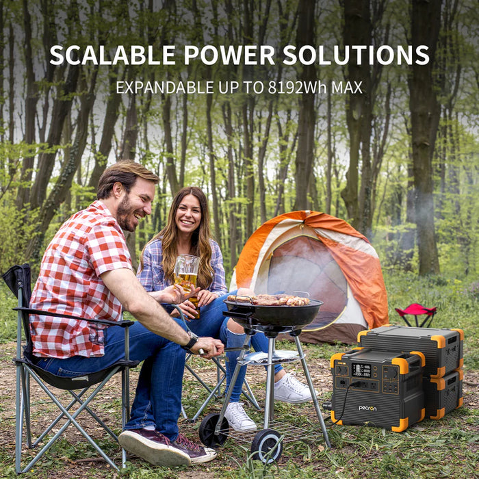 PECRON E2400LFP Portable Power Station 2400W 2048Wh