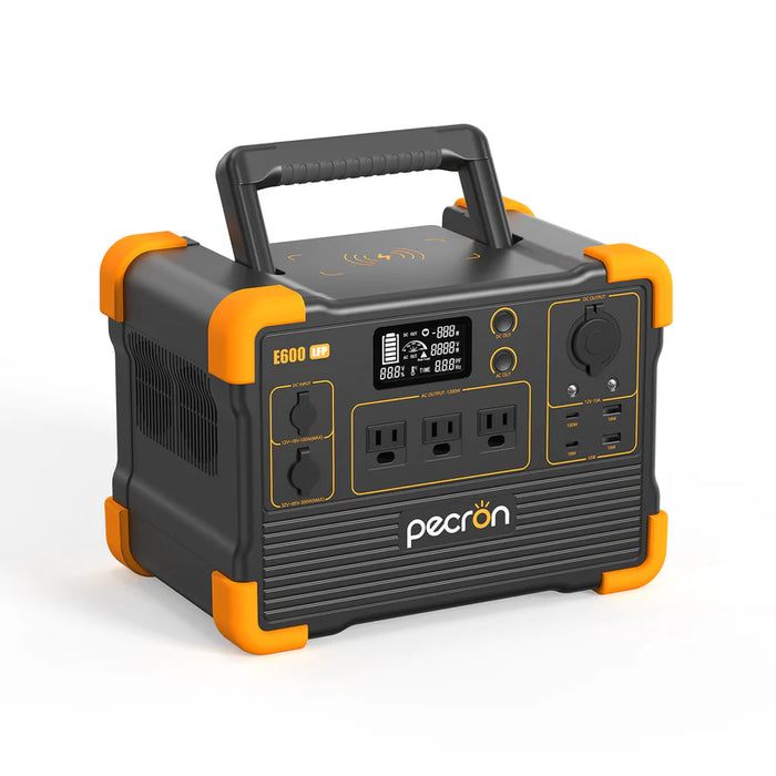 PECRON E600LFP Portable Power Station 1200W 614Wh LiFePo4