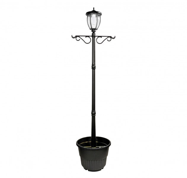 Nature Power Terrace Solar Lamp Post And Planter