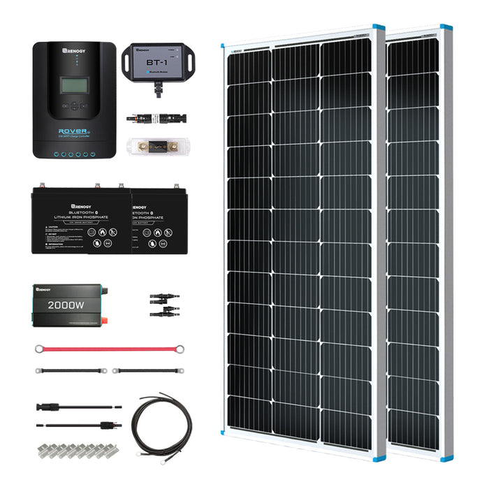 Renogy 200W 12V General Off-Grid Solar Kit