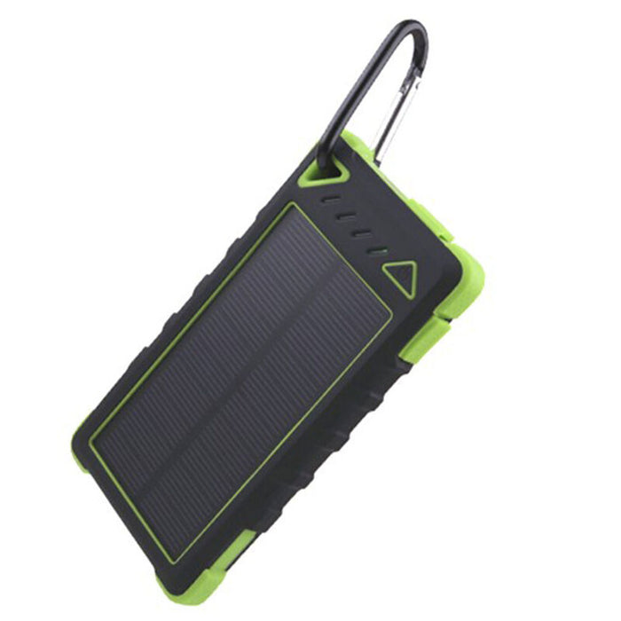 Nature Power Solar Smartphone Charger with 8000mAh Li-Polymer Battery and 5-Watt LED Light (4 Pack)