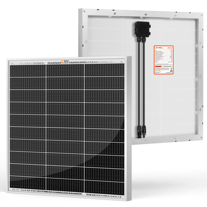 RICH SOLAR MEGA 50 Watt Solar Panel BACKORDER