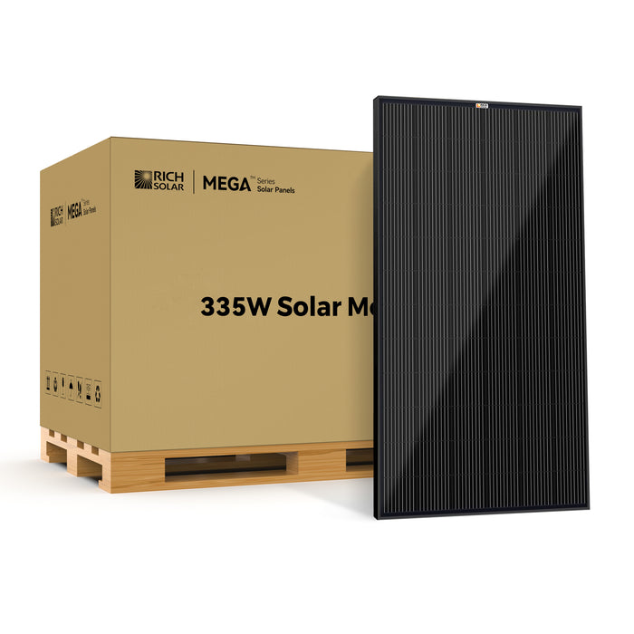 Rich Solar MEGA 335 Watt Monocrystalline Solar Panel | UL 61730 / UL 61215 Certified