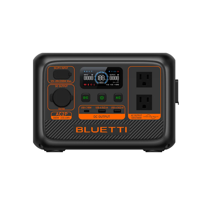 BLUETTI AC2P Portable Power Station | 300W 230.4Wh