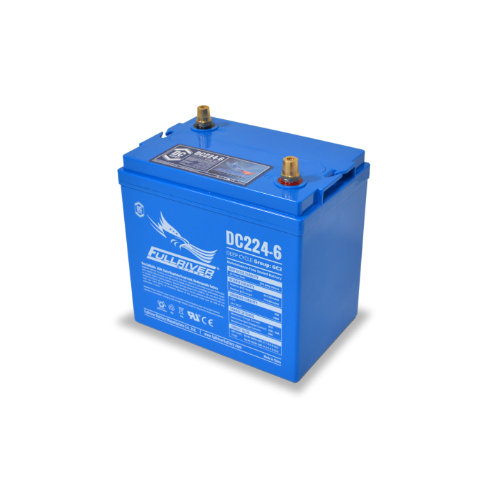 Full River Batteries 6V 224Ah (C20) Deep Cycle AGM Battery