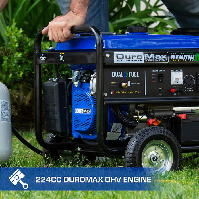 Duromax 5,500 Watt Dual Fuel Portable Generator | XP5500EH