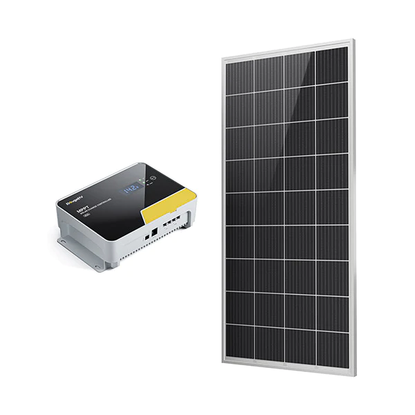 BougeRV 200W 12V 9BB Mono Solar Panel&40A MPPT Solar Charge Controller