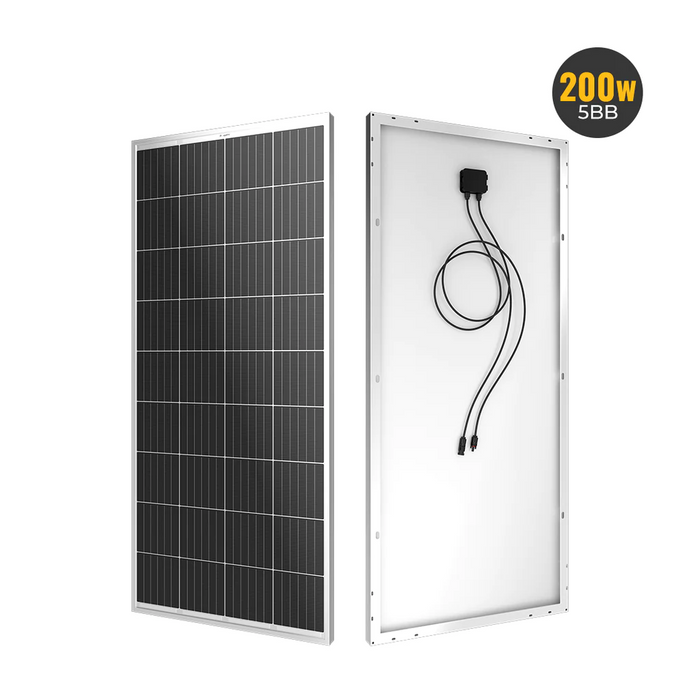 BougeRV 200W 12V Mono Solar Panel