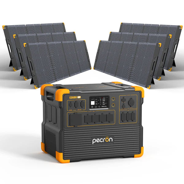 PECRON E3600LFP Portable Power Station 3600W 3072Wh