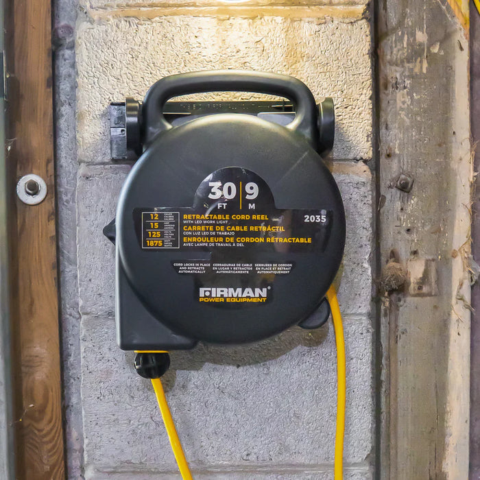 Firman Retractable Extension Cord Reel