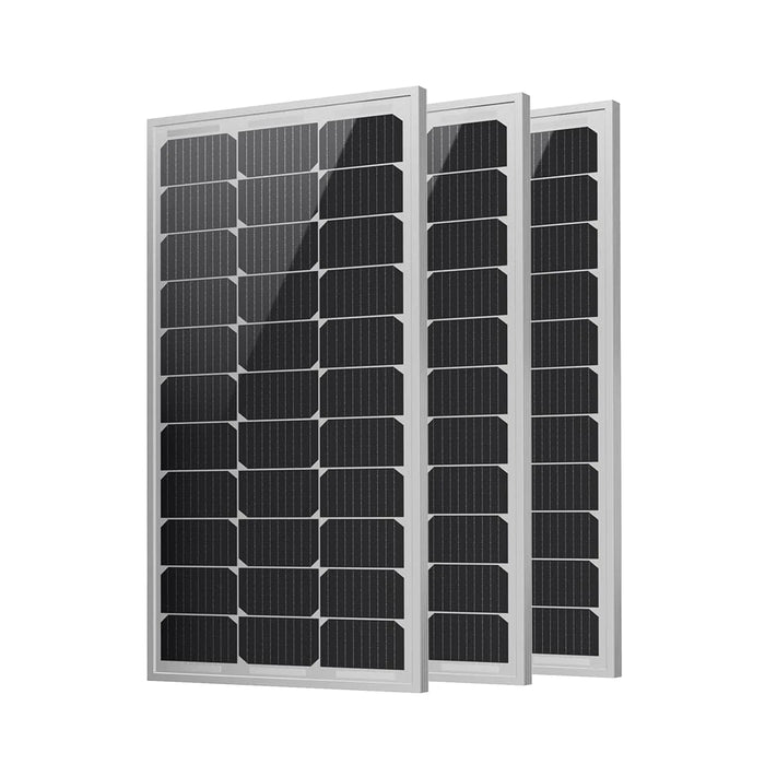 BougeRV 300W(100W*3pcs) 12V 9BB Mono Solar Panel