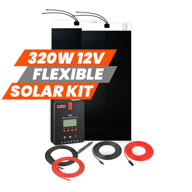 Rich Solar 320 Watt Flexible Solar Kit