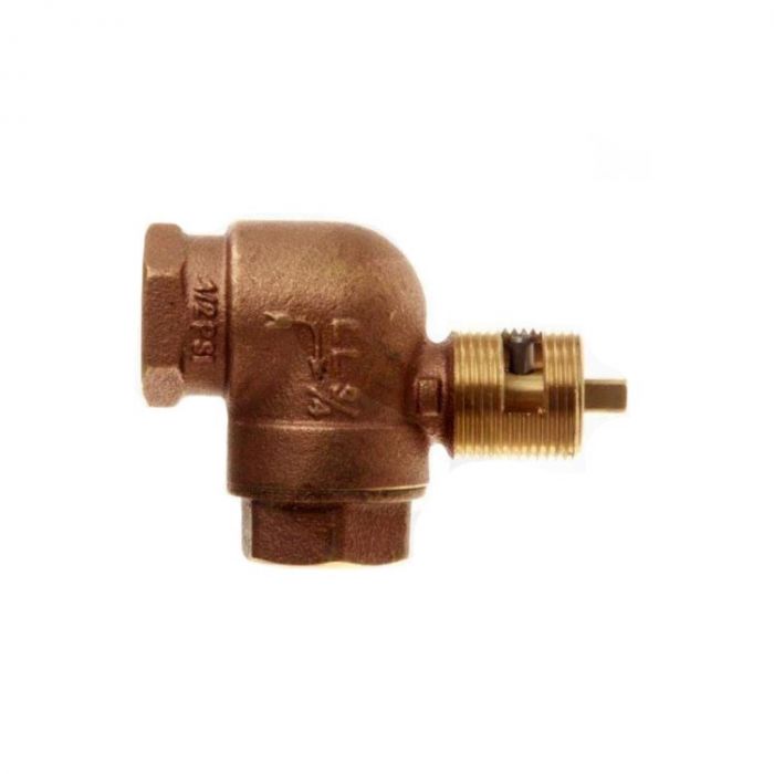 HPC Fire USD Products 1/4 Turn Angle Ball Valve, 1/2-Inch