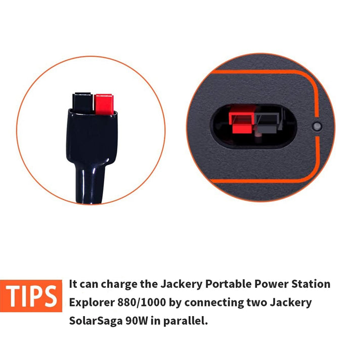 Jackery Solar Power Cable for E880/1000 Parallel Solar Power Cable