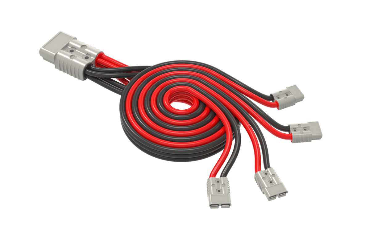 Big Battery BB175 to (4) BB50 Parallel Cable — Build the Power